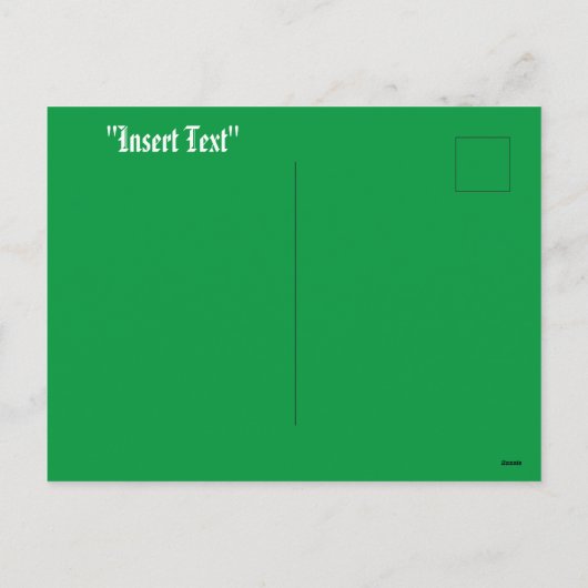 schwer feiertagspostkarte (Rückseite)