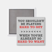 Schwer Gewollt Kühlschrankmagnet (Vorderseite/Rückseite)