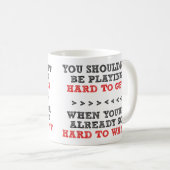 Schwer Gewollt Mug oder Reisemugge Kaffeetasse (VorderseiteRechts)