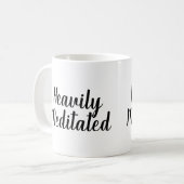 Schwer meditierte Tasse (Vorderseite Links)