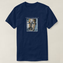 Schwer meditierter Buddha-Kunst-T - Shirt