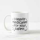 Schwer medizinisch behandelt für Ihren Schutz Kaffeetasse (Links)