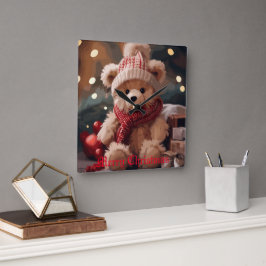 schwer quadratische wanduhr