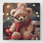 schwer quadratische wanduhr (Vorderseite)