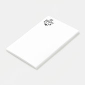 Schwer trainieren post-it klebezettel (angewinkelt)