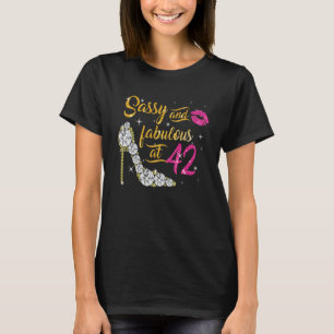 Schwer und fabelhaft im 42-jährigen 42. Geburtstag T-Shirt