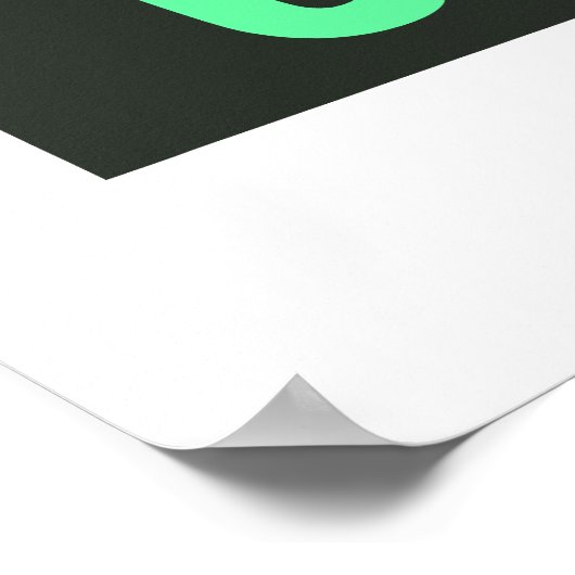 Schwer zu glauben, weil es schwierig ist, Zitat zu Poster (Ecke)