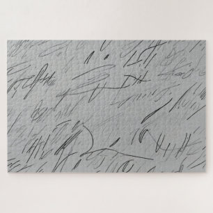 Schwer zu lösen, zufällige Skripte auf Papier Puzzle