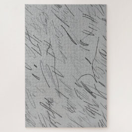 Schwer zu lösen, zufällige Skripte auf Papier Puzzle