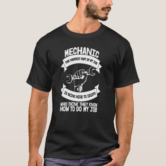 Schwer zu sein Mechanic Diesel Mechanic T-Shirt (Vorderseite)