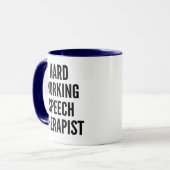 Schwerarbeitssprechtherapeut Tasse (Vorderseite Links)