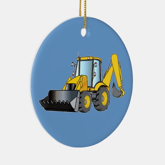 Schwere Ausrüstung: Löffelbagger Keramikornament (Rechts)