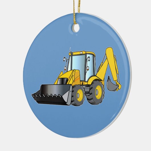 Schwere Ausrüstung: Löffelbagger Keramikornament (Links)