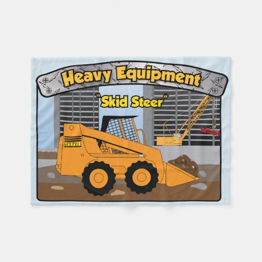 Schwere Ausrüstungs-Eimer-Lader-Gleiter-Ochsedecke Fleecedecke (Vorderseite (Horizontal))