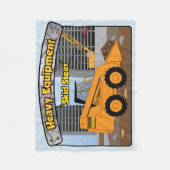 Schwere Ausrüstungs-Eimer-Lader-Gleiter-Ochsedecke Fleecedecke (Vorderseite)