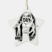 Schwere Belastung - Schuss Keramik Ornament (Rechts)