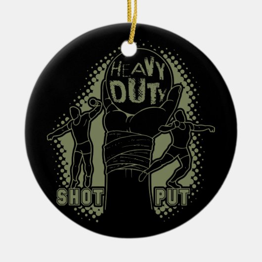 Schwere Belastung - Schuss Keramikornament (Vorne)