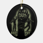 Schwere Belastung - Schuss Keramikornament (Links)