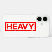 Schwere Briefmarke Case-Mate iPhone Hülle (Rückseite (Horizontal))