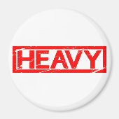 Schwere Briefmarke Magnet (Vorne)