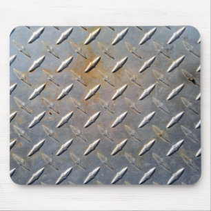 Schwere Diamantplatten-Stahlgrafik Mousepad