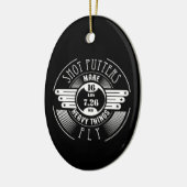 schwere Dinge, die fliegen Keramik Ornament (Links)