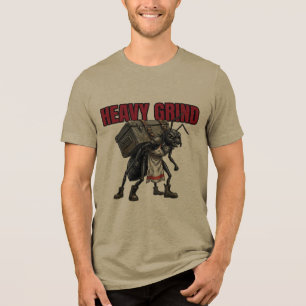Schwere Feile Taktischer Ameisenarbeiter Tri-Blend Shirt