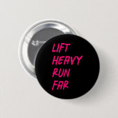 Schwere Gewichte stemmen, weit laufen Hybrid-Sport Button (Vorne & Hinten)