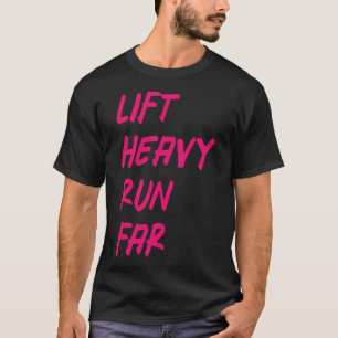 Schwere Gewichte stemmen, weit laufen Hybrid-Sport T-Shirt