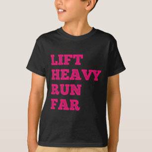 Schwere Gewichte stemmen, weit laufen Hybrid-Sport T-Shirt