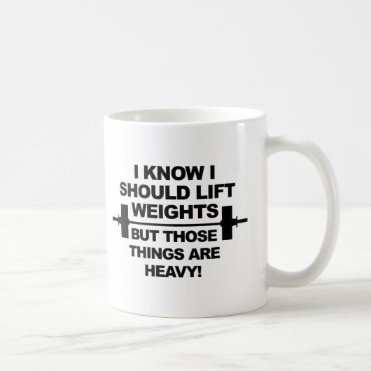 Schwere Gewichts-lustige Tasse (Rechts)