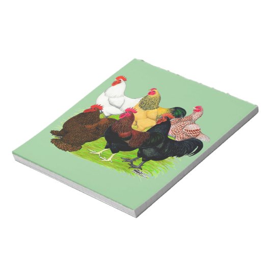 Schwere Hahn-Zusammenstellung Notizblock (Rotiert)