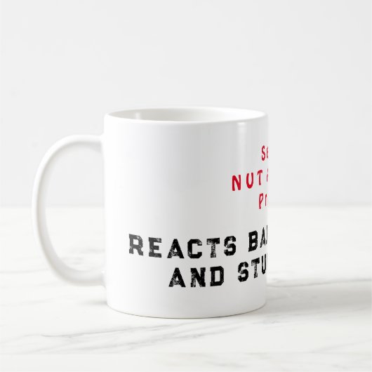 Schwere Nut Allergie vorhanden - Reaktionen schlec Kaffeetasse (Links)