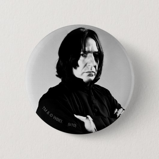 Schwere Snape Arms überquert Button (Vorderseite)