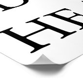 SCHWERE UND ERDE POSTER (Ecke)