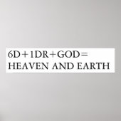 SCHWERE UND ERDE POSTER (Vorne)