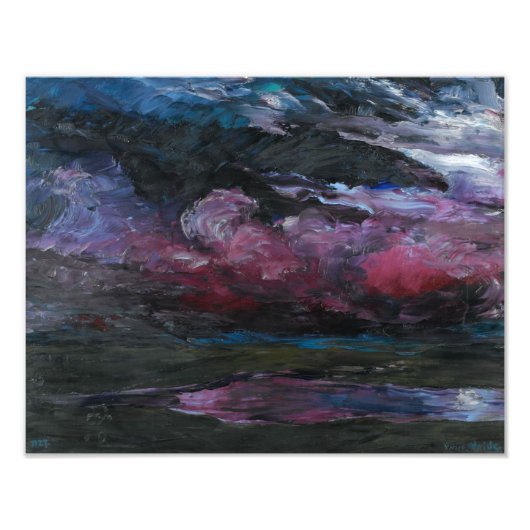 Schwere Wolken treiben | Emil Nolde | Fotodruck (Vorne)