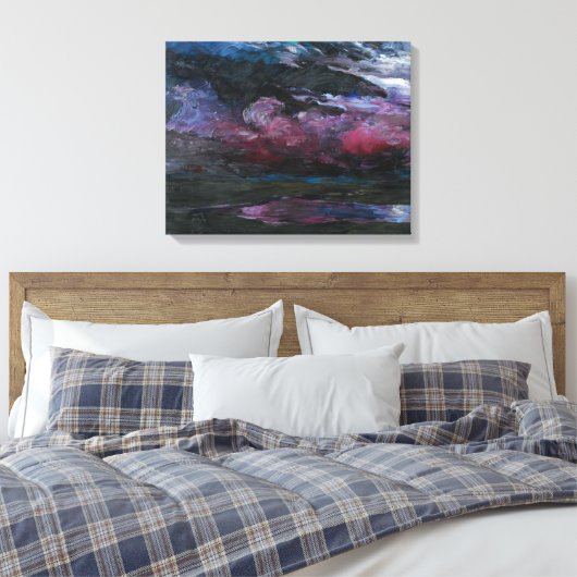 Schwere Wolken treiben | Emil Nolde | Leinwanddruck (Insitu (Schlafzimmer))