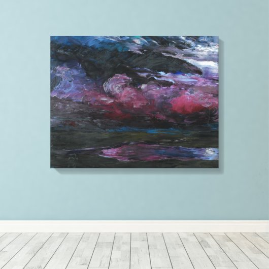 Schwere Wolken treiben | Emil Nolde | Leinwanddruck (Insitu (Holzboden))
