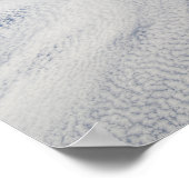 Schwere Wolkendecke über den Pazifik Poster (Ecke)