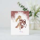 Schwerelos Postkarte (Stehend Vorderseite)