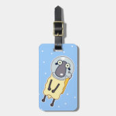 Schwerelosigkeit-Schafe Gepäckanhänger (Vorderseite vertikal)