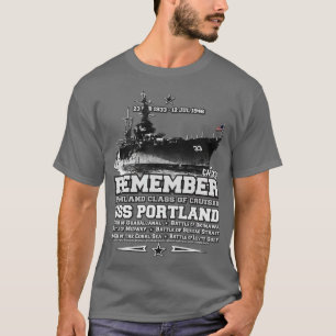 Schwerer Kreuzer USS Portland CLCA33 T-Shirt