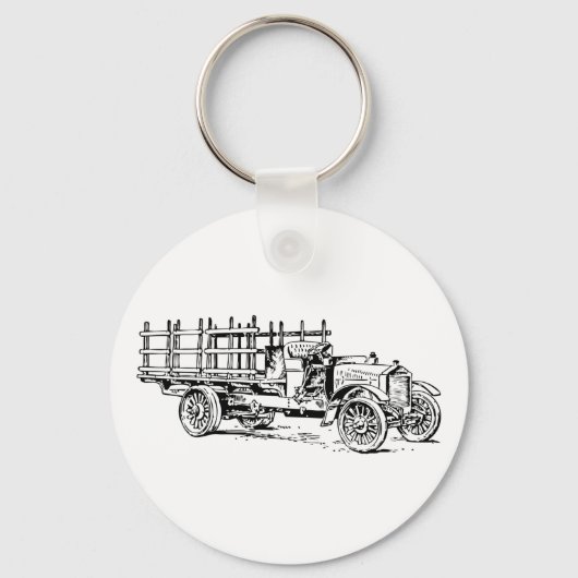 Schwerer LKW Schlüsselanhänger (Vorderseite)