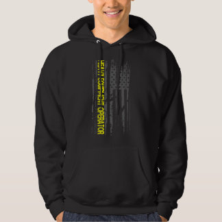 Schwerer Maschinenanlagenbediener Patriotischer Am Hoodie