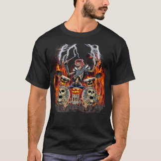 SCHWERER METAL-ZOMBIE-DRUMMER T-Shirt