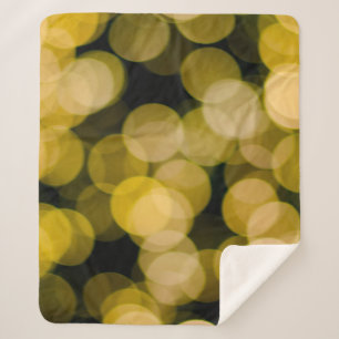 Schwerer Nachtlichthintergrund. Abstrakter Kreisla Sherpadecke