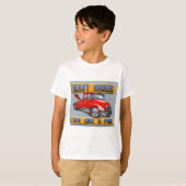 Schwerer Schlepper-Abschleppwagen T-Shirt (Vorne ganz)