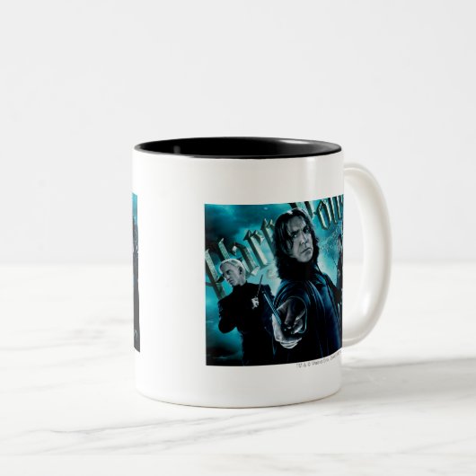 schwerer Schnappschuss mit Todesfressern 1 Zweifarbige Tasse (VorderseiteRechts)