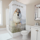 Schwerer Sparrow Duschvorhang (Beispiel)